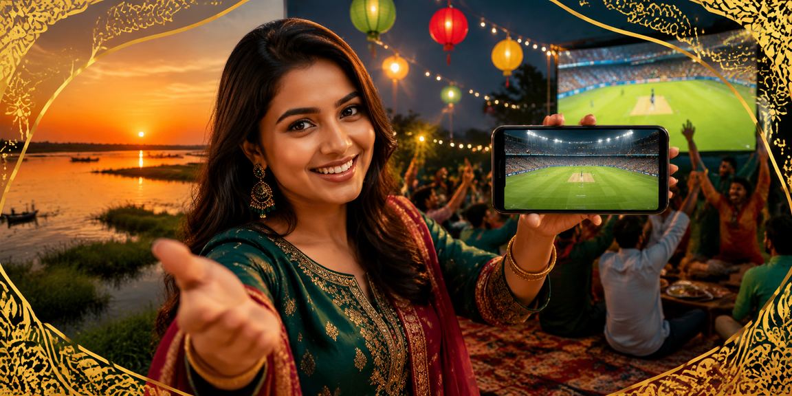 টাঙ্গুয়ার হাওরে মোবাইলে অনলাইন গেম খেলার দৃশ্য